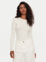 Guess Jeans Body W4BP41 J1314 Écru Slim Fit. Body i gorsety Guess Jeans, z aplikacjami, z bawełny, bez ramiączek. Za 129.99 zł.