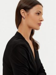 Guess Kolczyki JSBE04 548JW Srebrny. Szare kolczyki Guess, metalowe. Za 279.99 zł.