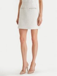 Guess Spódnica mini W6RD56 WJ632 Écru Regular Fit. Spódnice Guess, l, z aplikacjami, z syntetyku, mini. Za 439.99 zł.