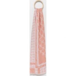 Joop! szal damski kolor różowy wzorzysty. Czerwone szaliki i kominy Joop!, bez wzorów, z tkaniny. Za 369.99 zł.