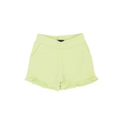 Szorty z bawełna na co dzień na siłownię. Zielone szorty LEONE 1947 APPAREL, bez wzorów, z bawełny, sportowe. W wyprzedaży za 82.10 zł.