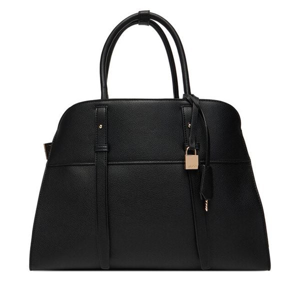 Torebka Aldo. Czarne shopper bag Aldo, bez wzorów, bez dodatków. Za 209.99 zł.