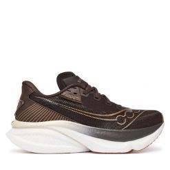 Buty do biegania Saucony. Brązowe buty do biegania Saucony, w ażurowe wzory, bez zapięcia, do biegania. Za 699.99 zł.