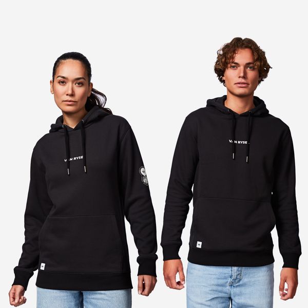 Bluza Van Rysel Logo. Białe bluzy VAN RYSEL, xl, bez wzorów, z materiału, wizytowe, bez ramiączek, z kapturem. Za 159.99 zł.