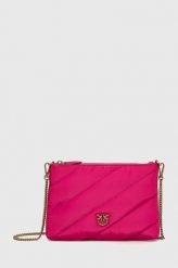 Pinko torebka kolor fioletowy. Fioletowe listonoszki Pinko, bez wzorów, bez dodatków. Za 759.99 zł.
