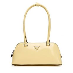 Torebka Guess. Żółte torebki klasyczne Guess, z aplikacjami, klasyczne, bez dodatków. Za 349.99 zł.