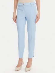 Maryley Spodnie materiałowe 25EB52Z/M24/43MA Błękitny Regular Fit. Niebieskie spodnie materiałowe Maryley, bez wzorów, z materiału. Za 139.99 zł.