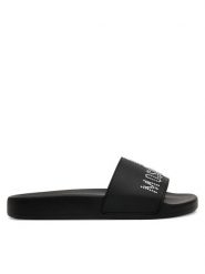 LOVE MOSCHINO Klapki JA28122G1MI13000 Czarny. Czarne klapki Love Moschino, bez wzorów, z tworzywa sztucznego, bez obcasa, bez zapięcia. Za 649.99 zł.