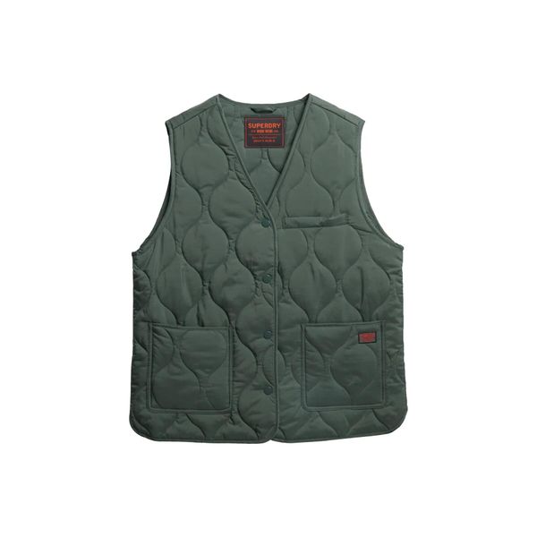 Kurtka damska Superdry Quilted Lite. Zielone kurtki Superdry, s, bez wzorów, eleganckie, bez kaptura. Za 318.50 zł.