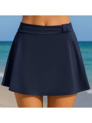 Aquarilla Spódnica w kolorze granatowym rozmiar: 40. Niebieskie spódnice Aquarilla, na co dzień, bez wzorów, z materiału, mini, proste. Za 72.99 zł.