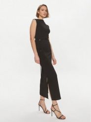 Calvin Klein Sukienka letnia Crinkled K20K206545 Czarny Regular Fit. Czarne sukienki Calvin Klein, xs, bez wzorów, z syntetyku, bez kołnierzyka, bez ramiączek. Za 459.99 zł.
