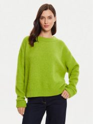 American Vintage Sweter VITO18EH24 Zielony Loose Fit. Zielone swetry American Vintage, s, bez wzorów, z wełny, vintage, bez ramiączek. Za 749.99 zł.
