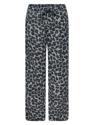 JDY Spodnie w kolorze czarno-szarym rozmiar: L. Czarne spodnie materiałowe JDY, bez wzorów, z bawełny. Za 70.41 zł.