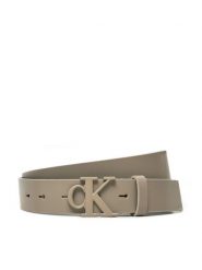 Calvin Klein Jeans Pasek Damski K60K613125 Beżowy. Brązowe paski Calvin Klein Jeans, bez wzorów, z jeansu. Za 169.99 zł.