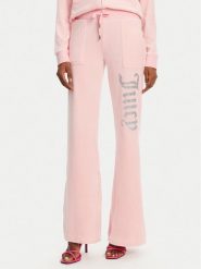 Juicy Couture Spodnie dresowe Layla JCBBJ125806 Różowy Regular Fit. Czerwone spodnie dresowe Juicy Couture, bez wzorów, z dresówki. Za 359.99 zł.