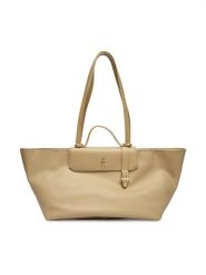 Patrizia Pepe Torebka 8B0289/L178-B862 Beżowy. Brązowe torebki klasyczne Patrizia Pepe, bez wzorów, ze skóry, bez dodatków. Za 1,749.00 zł.