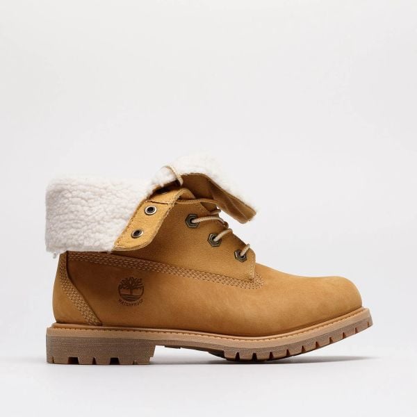 Timberland AUTHENTICS FTW Trapery damskie. Brązowe botki Timberland, bez wzorów, biznesowe, bez obcasa, bez zapięcia. Za 679.99 zł.
