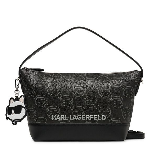 Torebka KARL LAGERFELD. Czarne torebki klasyczne KARL LAGERFELD, bez wzorów, klasyczne, bez dodatków. Za 549.99 zł.