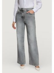 Morgan Jeansy 261-PIGRIM Szary Wide Leg. Szare jeansy Morgan, bez wzorów, z bawełny. Za 349.99 zł.