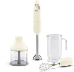 Blender ręczny 50's Style II kremowy z akcesoriami. Blendery Smeg. Za 569.00 zł.