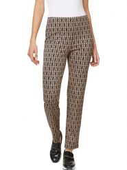 Heine Spodnie w kolorze beżowym rozmiar: 40. Brązowe spodnie materiałowe Heine, bez wzorów, z materiału. Za 65.07 zł.