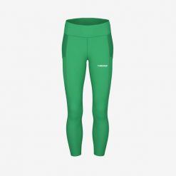 Legginsy damskie Tech Tights. Zielone legginsy Head, bez wzorów, sportowe. W wyprzedaży za 238.00 zł.