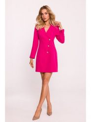 Made of emotion Sukienka w kolorze różowym rozmiar: S. Różowe sukienki Made Of Emotion, s, bez wzorów, bez kołnierzyka, bez ramiączek, mini. Za 249.99 zł.