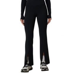 Legginsy damskie 4F FNK. Czarne legginsy 4f, bez wzorów, z materiału, długie. Za 130.99 zł.