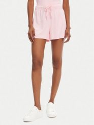 Juicy Couture Szorty sportowe Dream Of Shrt JCLHS125506 Różowy Regular Fit. Czerwone szorty sportowe Juicy Couture, bez wzorów, z syntetyku. Za 79.99 zł.