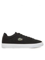 Lacoste Tenisówki 7-49CFA0004 Czarny. Czarne trampki Lacoste, bez wzorów, z materiału, bez zapięcia. Za 249.99 zł.