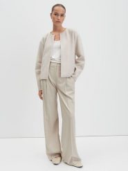 Someday Kardigan "Ubea" w kolorze kremowym rozmiar: 38. Brązowe swetry someday., bez wzorów, bez ramiączek. Za 143.99 zł.