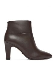 Gino Rossi Botki EO-SARA-121926 Brązowy. Brązowe botki Gino Rossi, bez wzorów, ze skóry, bez obcasa, na słupku, bez zapięcia. Za 339.99 zł.