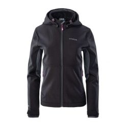 Kurtka damska Softshell Brugi 2NEA - czarna, Rozmiar XL. Czarne kurtki Brugi, na jesień, s, bez wzorów, z dzianiny. W wyprzedaży za 179.99 zł.