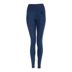 Damskie legginsy Joma Power. Niebieskie legginsy Joma, bez wzorów, z materiału, klasyczne, długie. Za 220.00 zł.