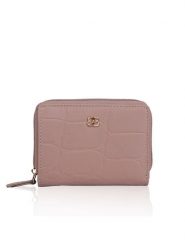 Bellicci Skórzany portfel "Veneta" w kolorze fioletowym - 11 x 8 x 2 cm rozmiar: onesize. Różowe portfele Bellicci, bez wzorów, z materiału. Za 113.10 zł.