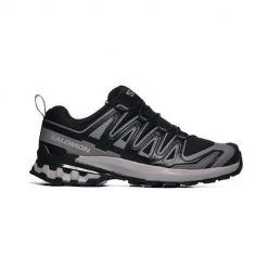 Buty trekkingowe damskie Salomon Xa Pro 3D V9. Czarne buty do biegania Salomon, bez wzorów, z materiału, bez zapięcia, do biegania. Za 602.00 zł.
