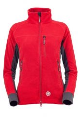 Bluza polarowa trekkingowa damska Milo Anas Lady. Czerwone bluzy bez kaptura Milo, s, bez wzorów, z materiału, bez kaptura, trekkingowe. Za 197.30 zł.