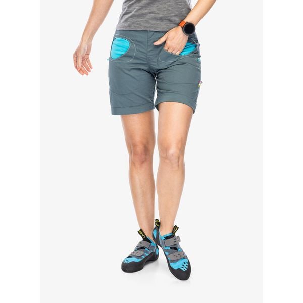 Spodenki wspinaczkowe damskie E9 Onda Short. Zielone szorty E9, bez wzorów, sportowe. Za 235.99 zł.