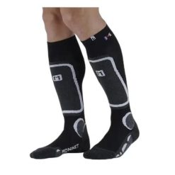 Skarpetki Monnet Backside+. Szare skarpetki MONNET, bez wzorów. Za 124.50 zł.