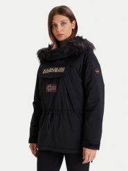 Napapijri Kurtka anorak Skidoo W 2.0 NP0A4I5F Czarny Regular Fit. Czarne kurtki Napapijri, s, bez wzorów, z syntetyku, bez kaptura. Za 2,199.00 zł.