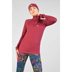 Bluza Coldproof Ocieplana Zip Damska Nessi Sportswear. Brązowe bluzy NESSI SPORTSWEAR, bez wzorów, sportowe, bez ramiączek, bez kaptura. Za 499.00 zł.