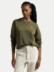 Polo Ralph Lauren Bluza 211943006020 Zielony Relaxed Fit. Zielone bluzy Polo Ralph Lauren, xs, bez wzorów, z bawełny, bez ramiączek, bez kaptura. Za 579.99 zł.