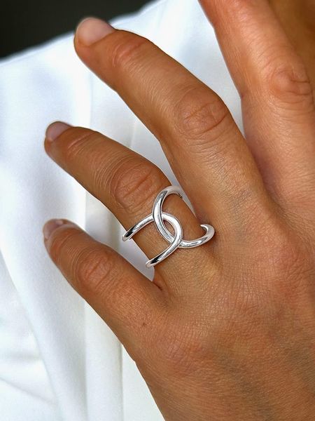 DI GIORGIO Srebrny pierścionek rozmiar: 58. Szare pierścionki DI GIORGIO, srebrne. Za 314.75 zł.