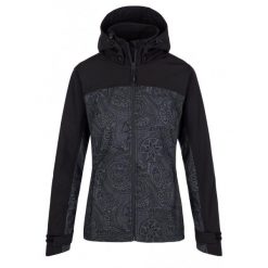 Damska kurtka wodoodporna Kilpi Ravia. Szare kurtki przejściowe sportowe Kilpi, xs, bez wzorów, z softshellu, bez kaptura, trekkingowe. Za 318.77 zł.