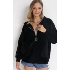Czarna Bluza z Kapturem Lima. Czarne bluzy Born2be, na jesień, m, bez wzorów, z materiału, z kapturem. W wyprzedaży za 153.99 zł.