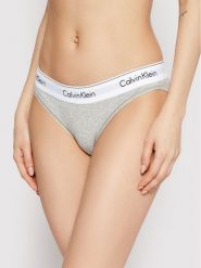 Calvin Klein Underwear Figi klasyczne 0000F3787E Szary. Szare figi Calvin Klein Underwear, bez wzorów, z bawełny. Za 89.99 zł.