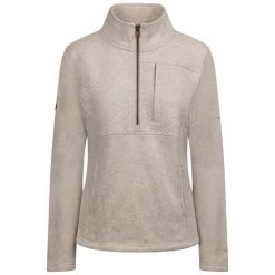 Bluza Damska Hoxie Marl Fleece Top. Białe bluzy z kapturem Trespass, l, z aplikacjami, z bawełny, bez kaptura, trekkingowe. Za 205.99 zł.