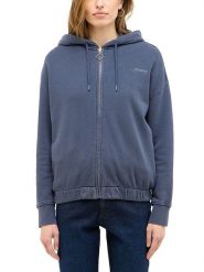 Mustang Bluza w kolorze granatowym rozmiar: XL. Niebieskie bluzy Mustang, xl, bez wzorów, z bawełny, bez ramiączek, bez kaptura. Za 167.67 zł.