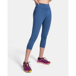 Damskie legginsy 3/4 Kilpi AMIRA-W. Niebieskie legginsy Kilpi, bez wzorów, z materiału, sportowe. Za 153.53 zł.