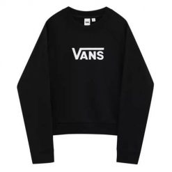 Bluza sportowa damska Vans WM Flying V FT Boxy Crew. Czarne bluzy bez kaptura Vans, l, bez wzorów, bez kaptura. Za 309.00 zł.